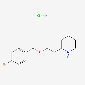 2-{2-[(4-Bromobenzyl)oxy]ethyl}piperidine hydrochloride