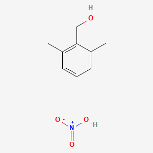 (2,6-Dimethylphenyl)methanol;nitric acid