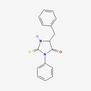 3-Phenyl-5-(phenylmethyl)-2-thioxoimidazolidin-4-one