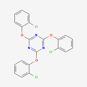 1,3,5-Triazine, 2,4,6-tris(2-chlorophenoxy)-