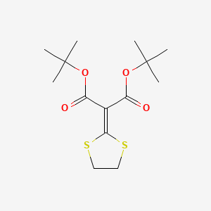 Bis(1,1-dimethylethyl) 1,3-dithiolan-2-ylidenepropanedioate