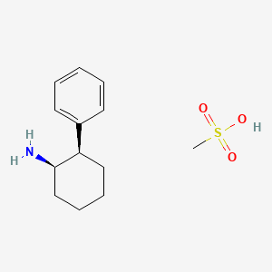 Cyclohexylamine, 2-phenyl-, monomethanesulfonate, cis-(+-)-