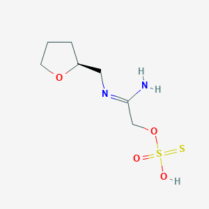 S-((N-Tetrahydrofurfurylamidino)methyl) hydrogen thiosulfate