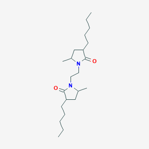 2-Pyrrolidinone, 1,1'-(1,2-ethanediyl)bis[5-methyl-3-pentyl-