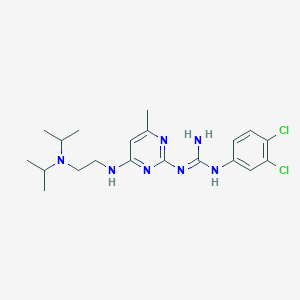 1-[3,4-Dichlorophenyl]-3-[4-[[2-[diisopropylamino]ethyl]amino]-6-methyl-2-pyrimidinyl]guanidine