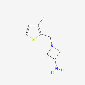 1-[(3-Methylthiophen-2-yl)methyl]azetidin-3-amine