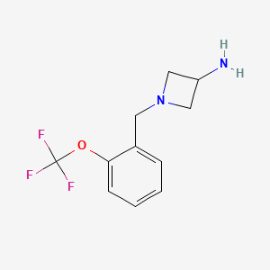 1-(2-(Trifluoromethoxy)benzyl)azetidin-3-amine