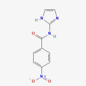 Benzamide, N-(2-imidazolyl)-4-nitro-