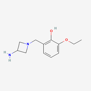 2-[(3-Aminoazetidin-1-yl)methyl]-6-ethoxyphenol