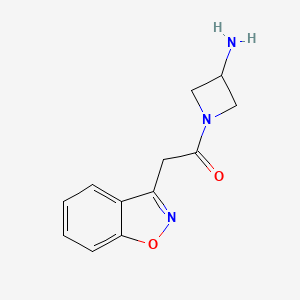 1-(3-Aminoazetidin-1-yl)-2-(benzo[d]isoxazol-3-yl)ethan-1-one