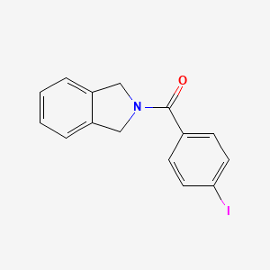 molecular formula C15H12INO B1466644 (1,3-二氢异喹啉-2-基)-(4-碘苯基)-甲酮 CAS No. 1283764-23-7