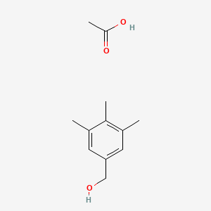 Acetic acid;(3,4,5-trimethylphenyl)methanol