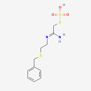 S-((N-(2-Benzylthioethyl)amidino)methyl) hydrogen thiosulfate