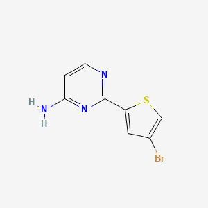 2-(4-Bromothiophen-2-yl)pyrimidin-4-amine
