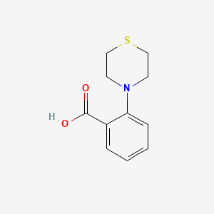 molecular formula C11H13NO2S B1466652 2-(Thiomorpholin-4-yl)benzoic acid CAS No. 1250704-64-3