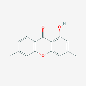 B14666540 1-Hydroxy-3,6-dimethyl-9H-xanthen-9-one CAS No. 39156-37-1