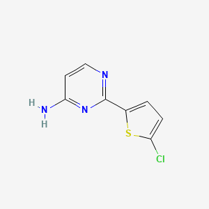 2-(5-Chlorothiophen-2-yl)pyrimidin-4-amine