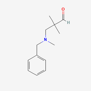molecular formula C13H19NO B1466661 3-[Benzyl(methyl)amino]-2,2-dimethylpropanal CAS No. 96516-05-1