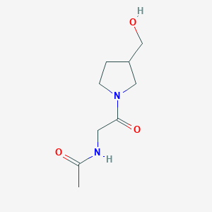 N-{2-[3-(hydroxymethyl)pyrrolidin-1-yl]-2-oxoethyl}acetamide