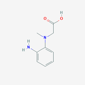 molecular formula C9H12N2O2 B1466681 2-[(2-Aminophenyl)(methyl)amino]acetic acid CAS No. 1249558-41-5
