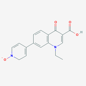 1-Ethyl-7-(1-hydroxy-1,2-dihydropyridin-4-yl)-4-oxo-1,4-dihydroquinoline-3-carboxylate