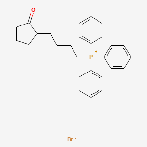 [4-(2-Oxocyclopentyl)butyl](triphenyl)phosphanium bromide