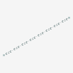 molecular formula C16H2 B14666933 1,3,5,7,9,11,13,15-Hexadecaoctayne CAS No. 38646-95-6