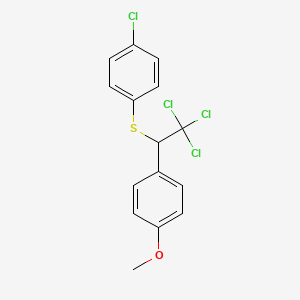 1-Chloro-4-{[2,2,2-trichloro-1-(4-methoxyphenyl)ethyl]sulfanyl}benzene