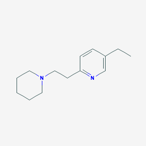 5-Ethyl-2-(2-(1-piperidinyl)ethyl)pyridine