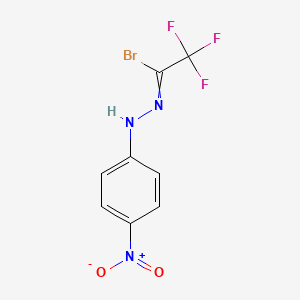 2,2,2-Trifluoro-N-(4-nitrophenyl)ethanehydrazonoyl bromide