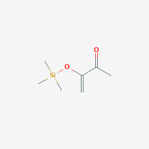 molecular formula C7H14O2Si B14667174 3-Trimethylsilyloxybut-3-en-2-one CAS No. 42082-94-0