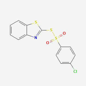 S-1,3-Benzothiazol-2-yl 4-chlorobenzene-1-sulfonothioate