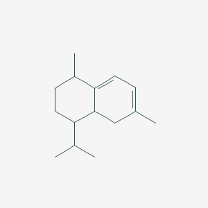 molecular formula C15H24 B14667193 1,6-Dimethyl-4-(propan-2-yl)-1,2,3,4,4a,5-hexahydronaphthalene CAS No. 40388-35-0