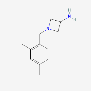 1-[(2,4-Dimethylphenyl)methyl]azetidin-3-amine