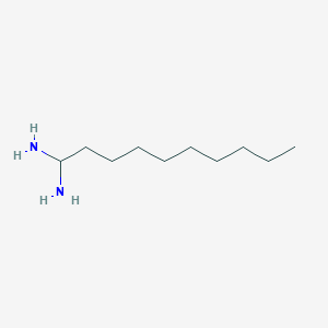 molecular formula C10H24N2 B14667206 Decane-1,1-diamine CAS No. 51194-27-5