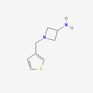 1-[(Thiophen-3-yl)methyl]azetidin-3-amine