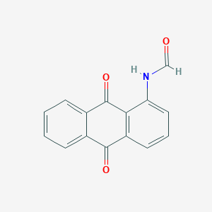 molecular formula C15H9NO3 B14667238 N-(9,10-Dioxo-9,10-dihydroanthracen-1-YL)formamide CAS No. 42419-86-3