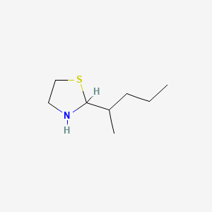 2-(1-Methylbutyl)thiazolidine