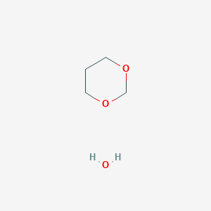 molecular formula C4H10O3 B14667245 1,3-Dioxane;hydrate CAS No. 51105-19-2