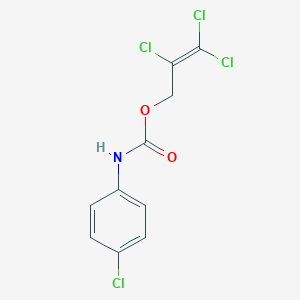 2,3,3-Trichloroprop-2-en-1-yl (4-chlorophenyl)carbamate