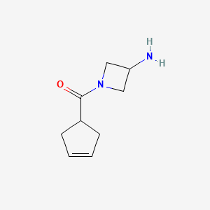 1-(Cyclopent-3-ene-1-carbonyl)azetidin-3-amine
