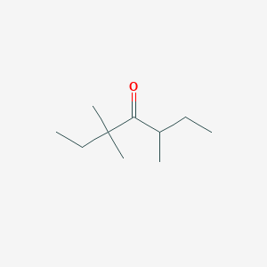 molecular formula C10H20O B14667280 3,3,5-Trimethylheptan-4-one CAS No. 51220-07-6