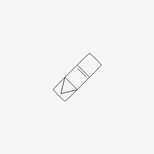 molecular formula C9H10 B14667301 Tricyclo[4.2.1.0(2,5)]non-2(5)-ene CAS No. 41487-78-9