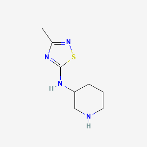 N-(3-methyl-1,2,4-thiadiazol-5-yl)piperidin-3-amine