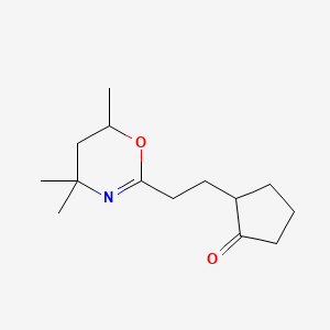 2-[2-(4,4,6-Trimethyl-5,6-dihydro-1,3-oxazin-2-yl)ethyl]cyclopentan-1-one