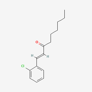 1-Nonen-3-one, 1-(2-chlorophenyl)-