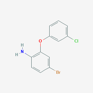4-Bromo-2-(3-chlorophenoxy)-phenylamine