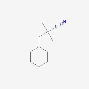 3-Cyclohexyl-2,2-dimethylpropanenitrile