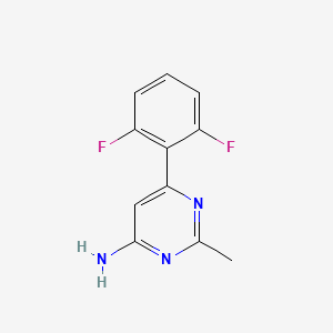 6-(2,6-Difluorophenyl)-2-methylpyrimidin-4-amine