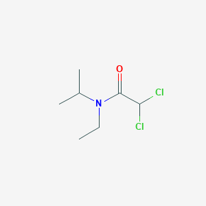 molecular formula C7H13Cl2NO B14667435 2,2-Dichloro-N-ethyl-N-(propan-2-yl)acetamide CAS No. 39085-17-1